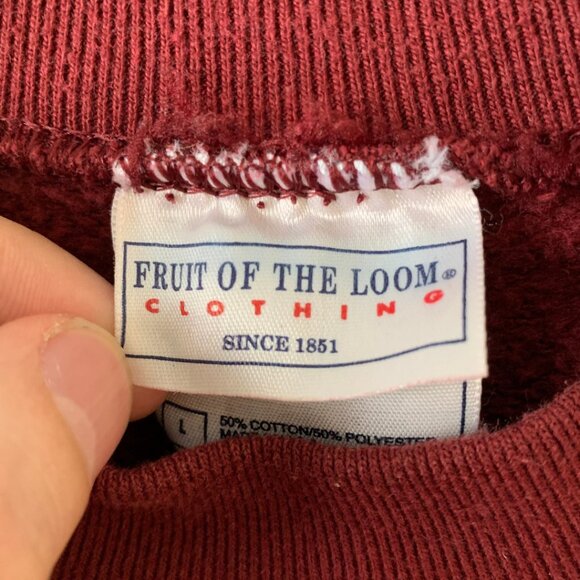 Vintage Fruit of the Loom Grandkids Gingerbread Sweatshirt L Made in USA - Picture 4 of 6